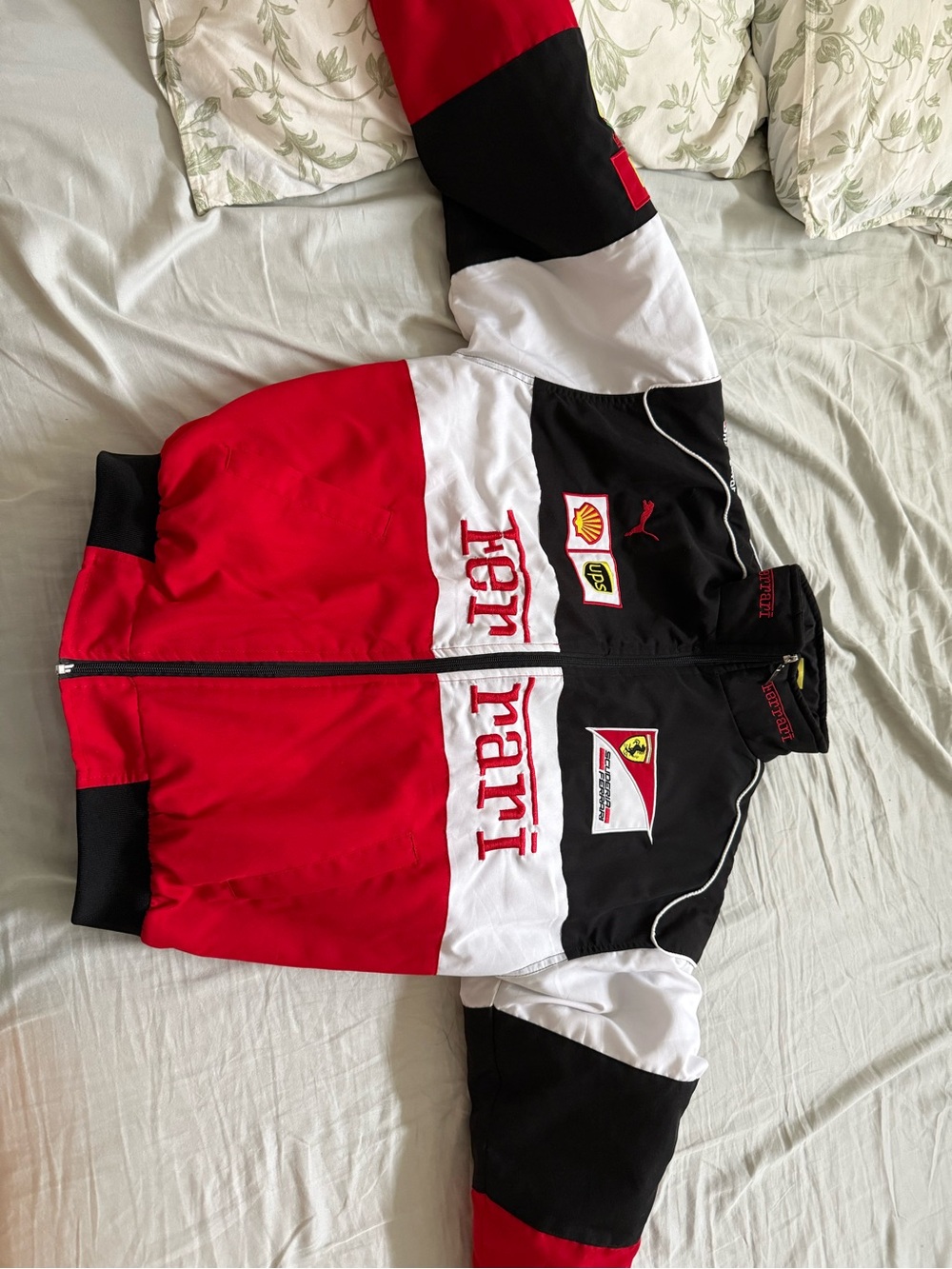 Ferrari Red/Black/White Racing Jacket